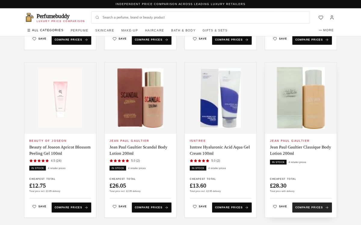 PerfumeBuddy page view 2